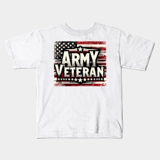 ARMY VETERAN Kids T-Shirt